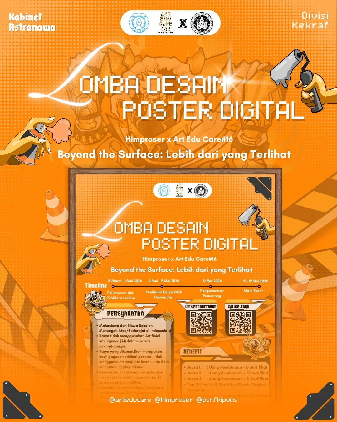 LOMBA DESAIN POSTER DIGITAL NASIONAL 2026  “ BEYOND THE SURFACE : LEBIH DARI YANG TERLIHAT”