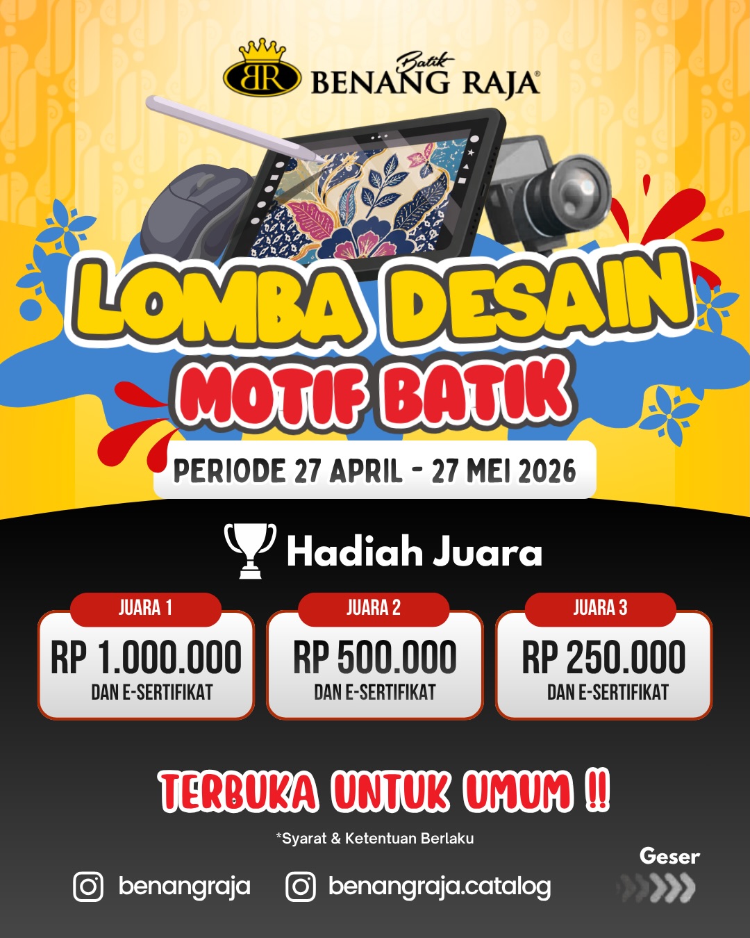 Lomba Desain Motif Batik Benang Raja