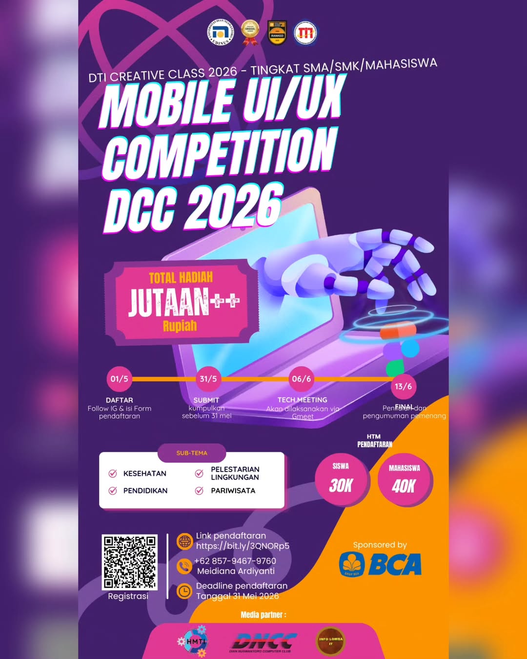 MOBILE UI/UX COMPETITION — DCC 2026